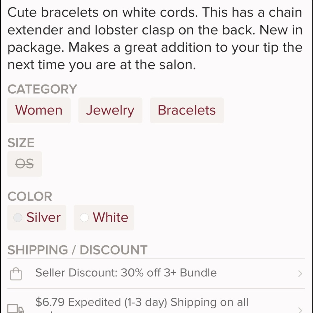 Hairstylist Bracelet - Picture 2 of 2